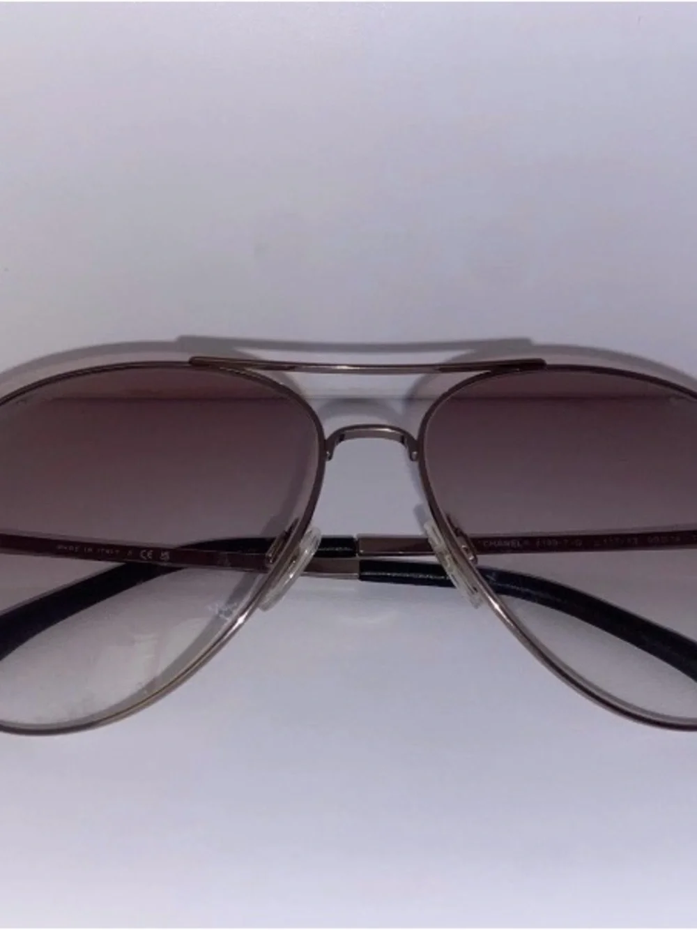 CHANEL Pink Gradient Aviator Sunglasses 4189-T-Q Teardrop